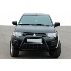 Кенгурятник Black (нерж.) для Mitsubishi L200 2006-2015 рр