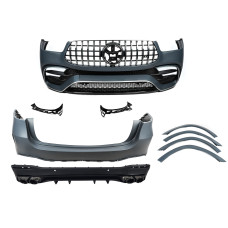 Комплект обвісів AMG GLE53 2018-2023 (з повним заднім бампером) для мерседес GLE W167 2018- рр