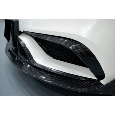 Карбоновые накладки на передний бампер для CLS63 AMG SD 2015-2018 для мерседес CLS C218