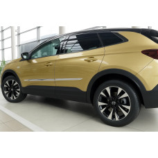 Молдинг дверний (4 шт нерж) для Opel Grandland X 2017- рр