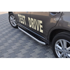 Бокові пороги Fullmond (2 шт. алюм.) для Mitsubishi Eclipse Cross 2017- рр