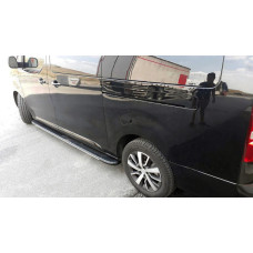 Бокові пороги Bosphorus Black (2 шт. Алюміній) XS – Коротка база для Toyota Proace 2016- рр