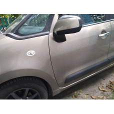 Обведення поворотника Carmos (2 шт. нерж.) для Citroen C-3 Picasso 2010-2017 рр