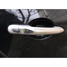 Накладки на ручки (4 шт. нерж.) 4 чіпа Carmos - Турецька сталь для Renault Megane III 2009-2016 рр