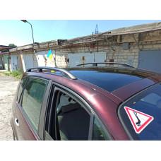 Рейлінги Чорні (2 шт) Коротка база для Renault Scenic/Grand 2003-2009 рр
