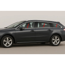 Нижня окантовка вікон (SW нерж) для Peugeot 508 2010-2018 рр