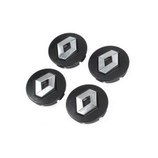 Ковпачки диски чорні 5882B (56мм на 52мм 4 шт) для Renault