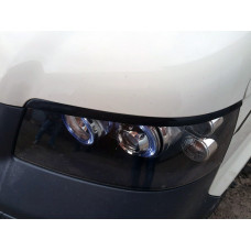 Війки (2 шт. пласт чорні) Чорний мат для Volkswagen T5 Multivan 2003-2010 рр