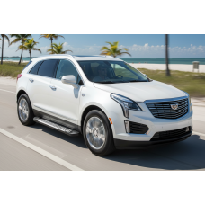 Бокові пороги Line (2 шт. алюміній) для Cadillac XT5 2016- рр