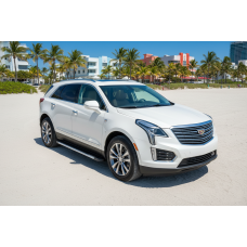 Бокові пороги Maya V1 (2 шт. алюміній) для Cadillac XT5 2016- рр