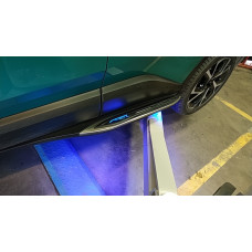 Бокові пороги Оригінал V2 (2 шт. алюм.) для Toyota C-HR 2016-2023 рр