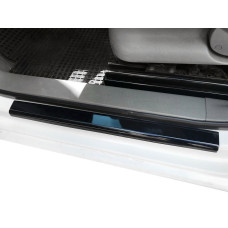 Накладки на дверні пороги (ABS-пластик) 4 шт Мат для Volkswagen Caddy 2015-2020 рр