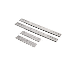 Накладки на пороги OmsaLine (4 шт нерж) для Skoda Octavia II A5 2006-2010 рр