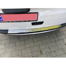 Накладка на задній бампер OmsaLine (2013-2026 нерж.) для Renault Kangoo рр