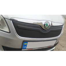 Зимова накладка на решітку (2011-2014 верхня) Матова для Skoda Fabia рр