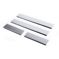 Накладки на пороги Carmos (4 шт нерж.) для Citroen C-4 Aircross 2012-2017 рр