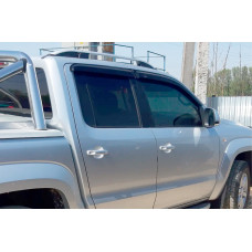 Ветровики на окна (4 шт, HIC) для Volkswagen Amarok 2010-2022 гг