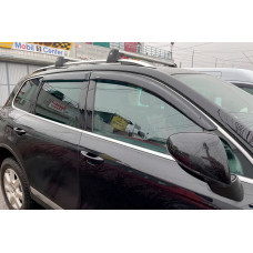 Ветровики на окна (4 шт, HIC) для Volkswagen Touareg 2010-2018 гг