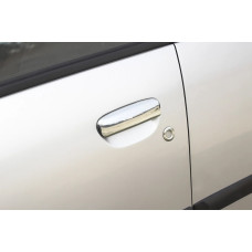 Накладки на ручки (4 шт нерж) для Mitsubishi Colt 2004-2012 рр