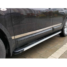 Молдинг дверний Carmos (4 шт нерж.) Carmos Стандартна база для Nissan Qashqai 2007-2010 рр