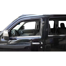 Молдинг скла (нерж) для Jeep Cherokee/Liberty 2007-2013 рр