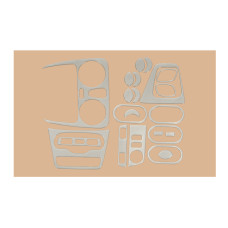 Накладки на панель Алюміній для Renault Lodgy 2013-2022 рр