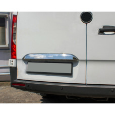 Хром планка над номером (нерж) Carmos - Турецька сталь для мерседес Sprinter W907/W910 2018- рр