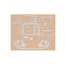 Накладка на торпеду Алюміній для Renault Trafic 2015- рр