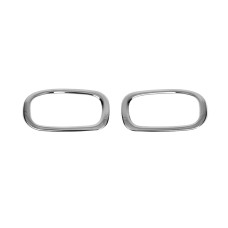 Окантовка рефлекторів заднього бампера OmsaLine (2 шт. нерж.) Хром для Jeep Renegade 2014- рр