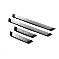 Накладки на пороги Exclusive (4шт.) для Mini