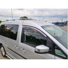 Вітровики з хромованим молдингом (2 шт Niken) для Volkswagen Caddy 2015-2020 рр