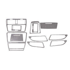 Накладки на панель (Meric Туреччина) Карбон для Skoda Octavia II A5 2010-2013 рр