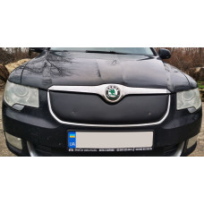Зимова накладка на решітку (Верхня 2008-2013) Матова для Skoda Superb рр