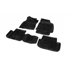 Резиновые коврики в салон (4 шт Novline) для Renault Fluence 2009-2016 гг