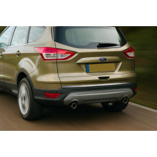 Кромка багажника (нерж.) OmsaLine - Італійська нержавійка для Ford Kuga/Escape 2013-2019 рр