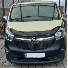 Зимова накладка на решітку Глянцева для Opel Vivaro 2015-2019 рр