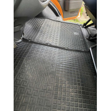 Гумові килимки (2 шт Polytep) для Peugeot Boxer 1994-2006 рр