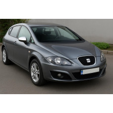 Накладки на дзеркала (2000-2010 2 шт нерж) Carmos - Турецька сталь для Seat Leon рр