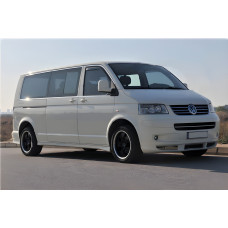 Повна окантовка вікон (14 шт нерж) 1 бічні двері Довга база для Volkswagen T6 2015-2024 рр