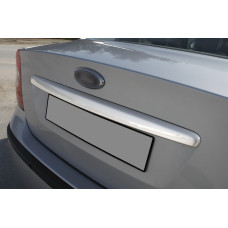 Накладка на кришку багажника (SEDAN нерж.) Carmos - Турецька сталь для Ford Focus II 2008-2011 рр