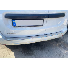 Накладка на задній бампер Carmos (нерж) для Dacia Dokker 2013-2022 рр