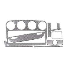 Накладки на панель (1993-1999) Карбон для Opel Omega B рр