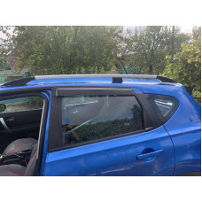 Рейлінги ХРОМ Для -20262 версії Пластикові ніжки для Nissan Qashqai 2007-2010 рр