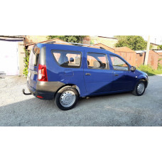 Рейлінги Хром Пластикові ніжки для Lada Largus 2012- рр