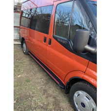 Бокові пороги Maya Red (2 шт. алюміній) L2 (середня) для Ford Transit 2000-2014 рр