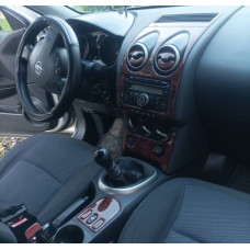 Накладки на панель Титан для Nissan Qashqai 2007-2010 рр