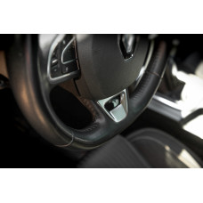 Накладка на кермо (нерж) для Renault Megane IV 2016-2025 рр