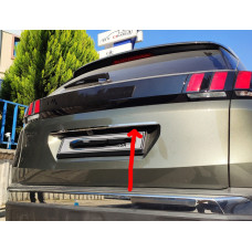 Планка над номером (нижня нерж) для Hyundai Tucson TL 2016-2021 рр