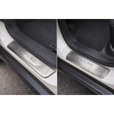 Накладки на пороги Libao (4 шт нерж) для Hyundai IX-35 2010-2015 рр