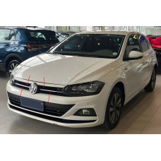 Накладка на решітку (основна нерж) для Volkswagen Polo 2017- рр